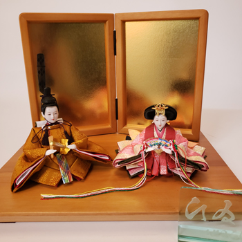 雛人形・親王飾りカタログ写真撮影の風景